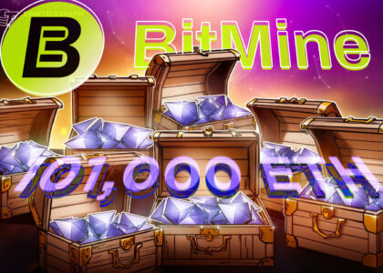 BitMine acquires 101,000 ETH despite $6.5B in unrealized losses