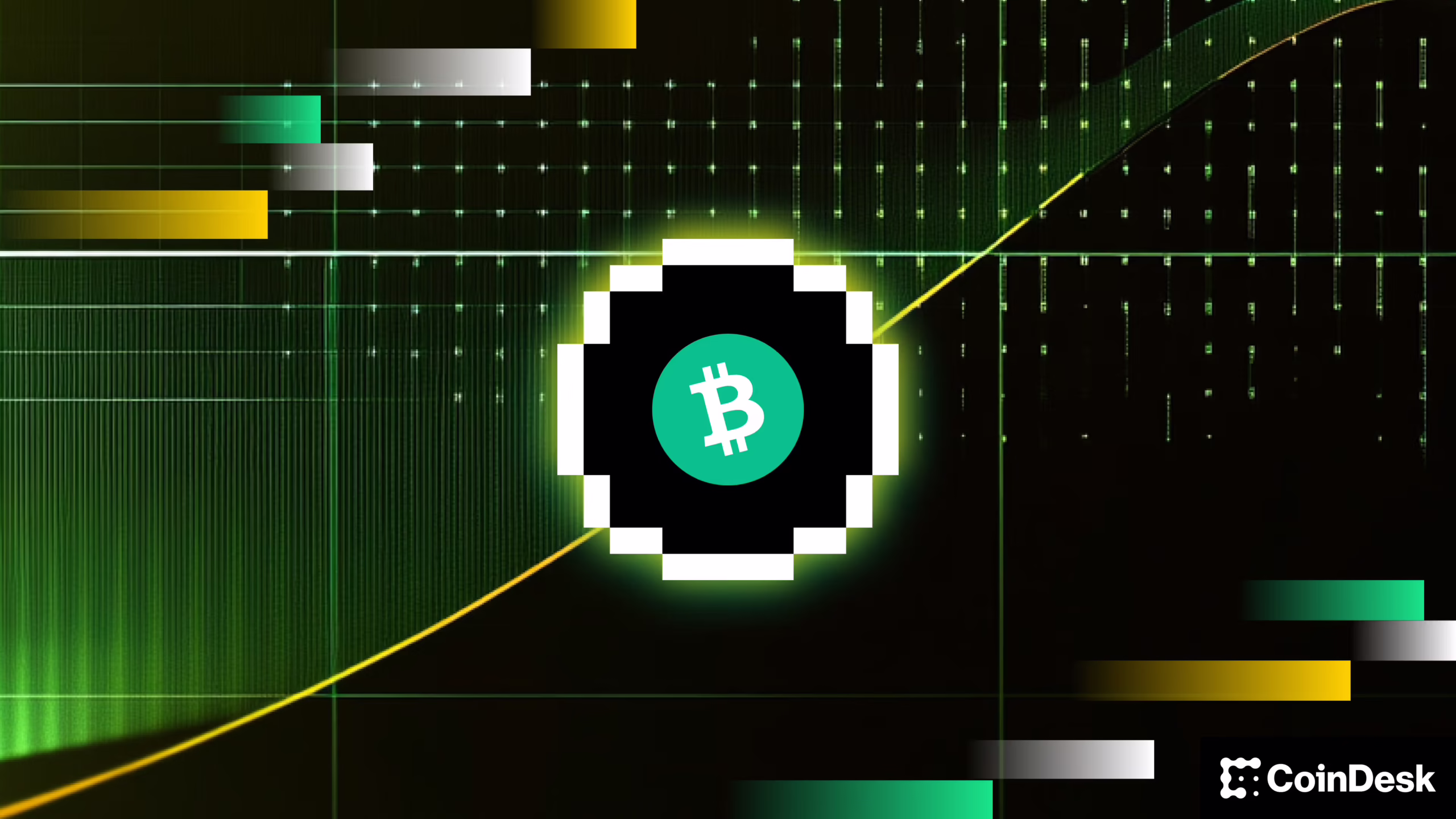 Stylized bitcoin logo