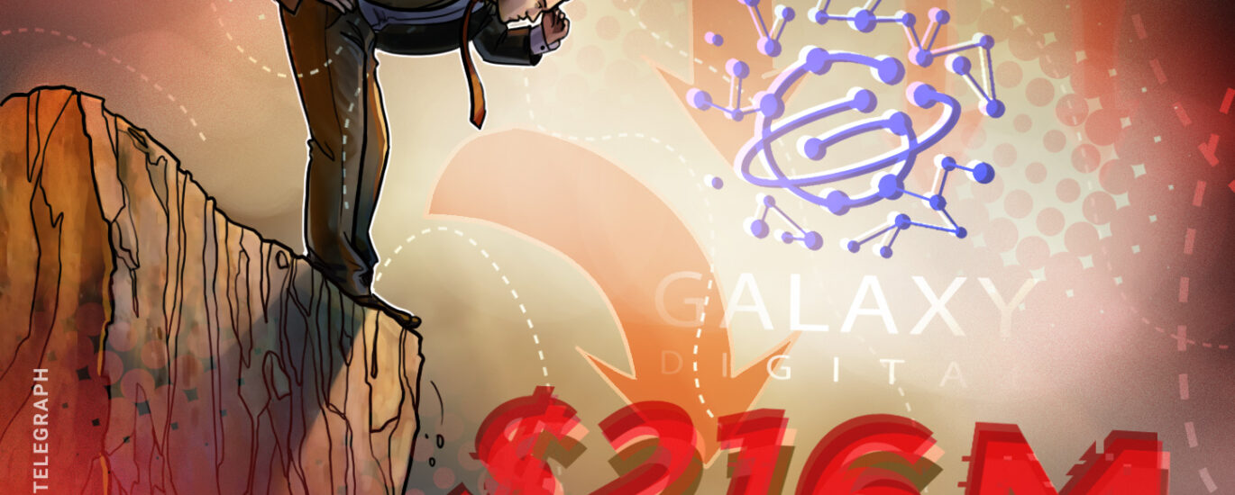 Galaxy Digital posts $216M Q1 loss as crypto market slides 20%