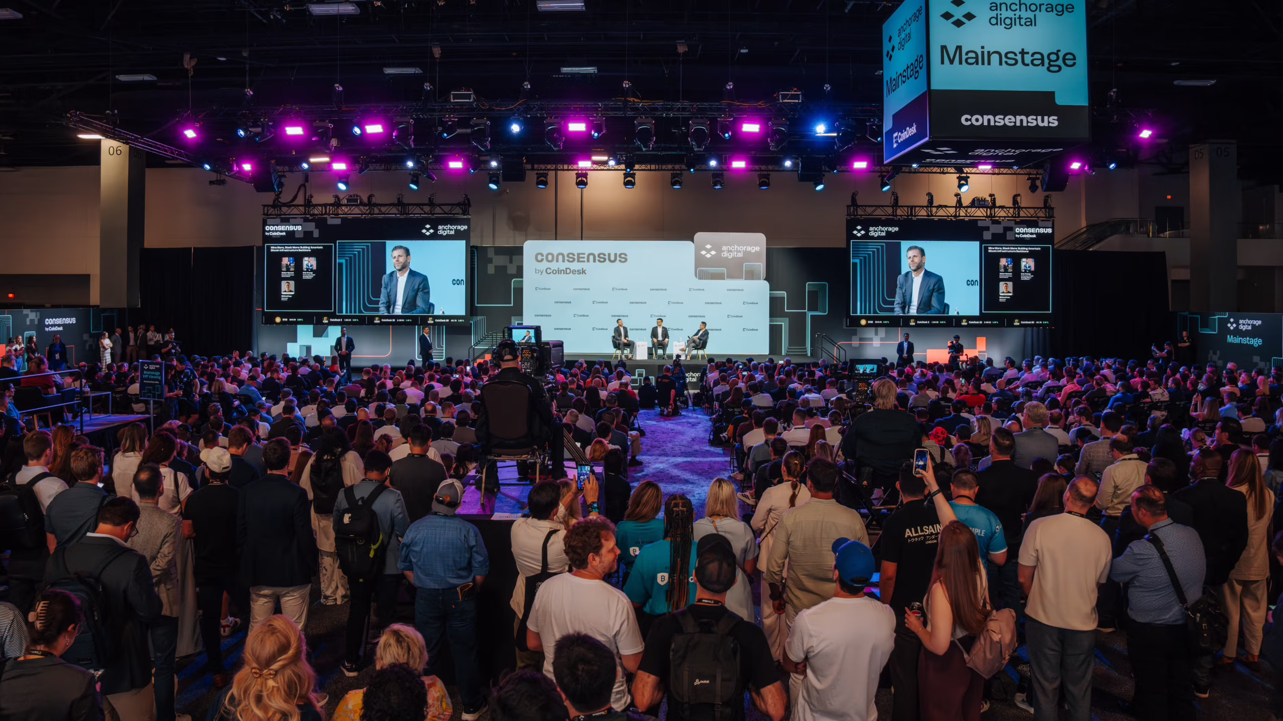 Eric Trump, Asher Genoot, and Michael Lau on Consensus Miami 2026