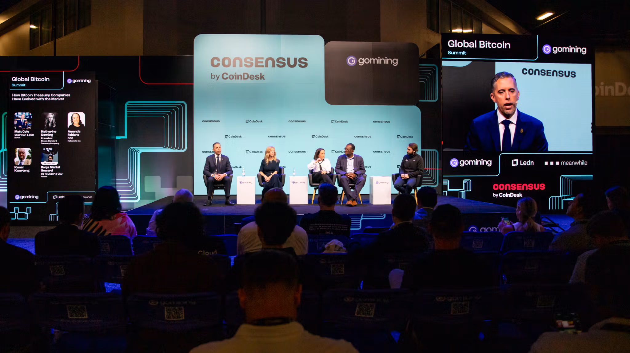 Consensus Miama 2026 Panelists. (CoinDesk)