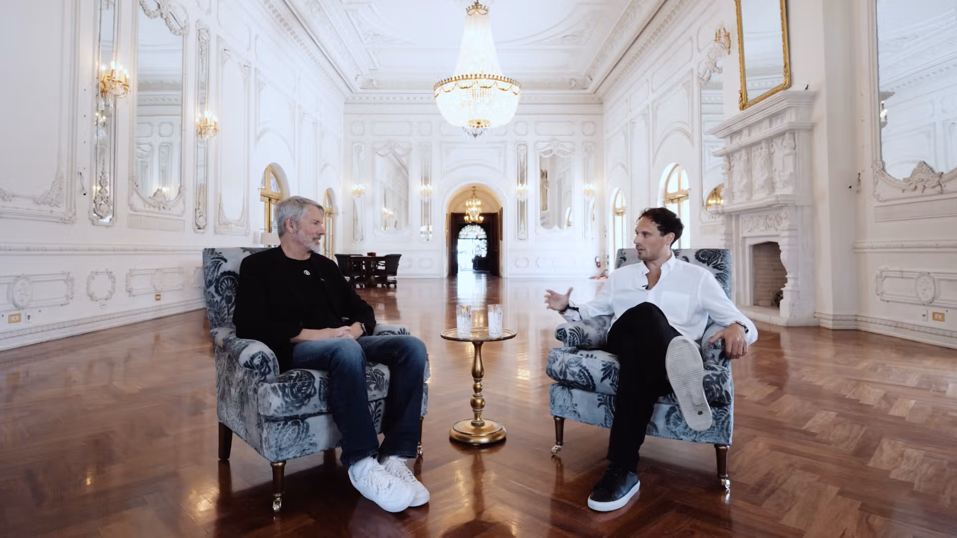 Michael Saylor & James Van Straten (CoinDesk)