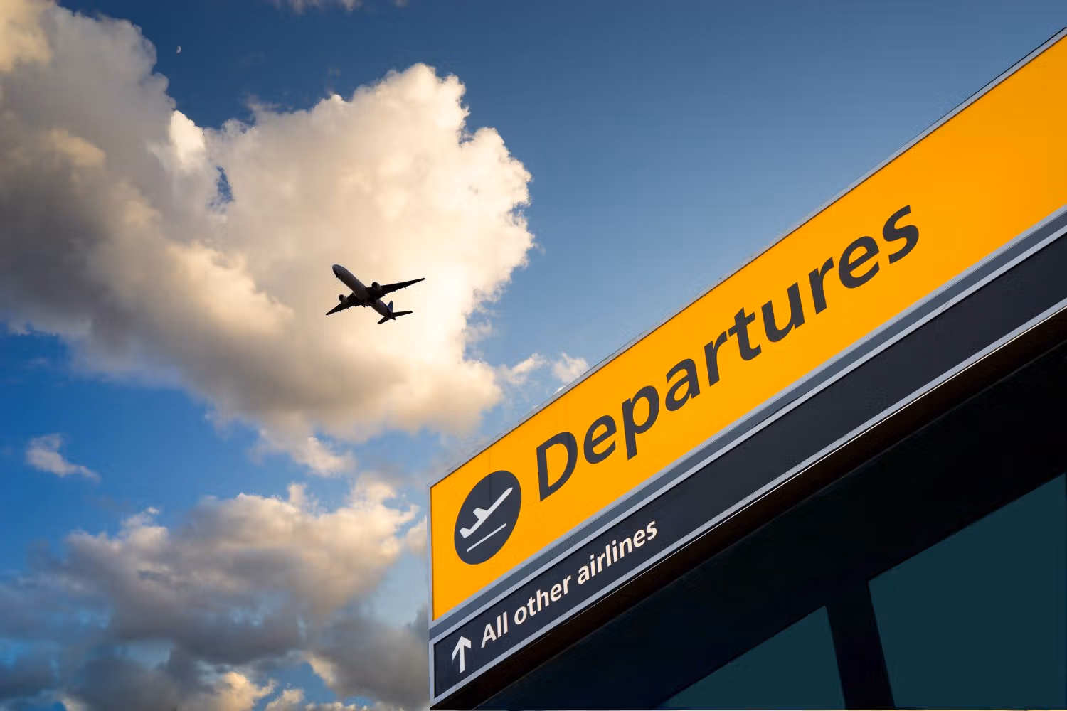departure, airplain