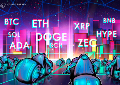 Price predictions 5/6: BTC, ETH, XRP, BNB, SOL, DOGE, HYPE, ADA, BCH, ZEC