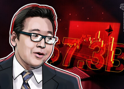 Tom Lee’s Ethereum portfolio down $7.35B as ETH price outlook worsens img1