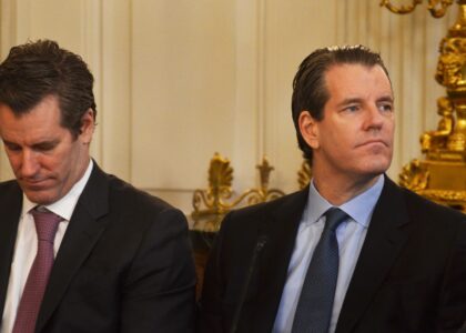 Winklevoss’ Gemini jumps 25% on $100 million bitcoin infusion despite deepening losses