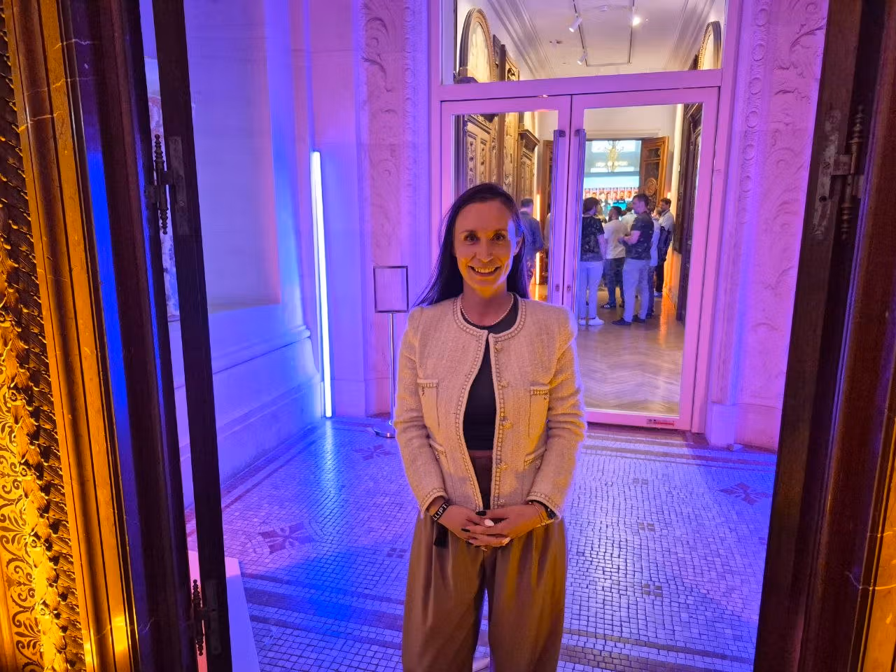 Evin McMullen of Billions Network. (Olivier Acuna/CoinDesk)