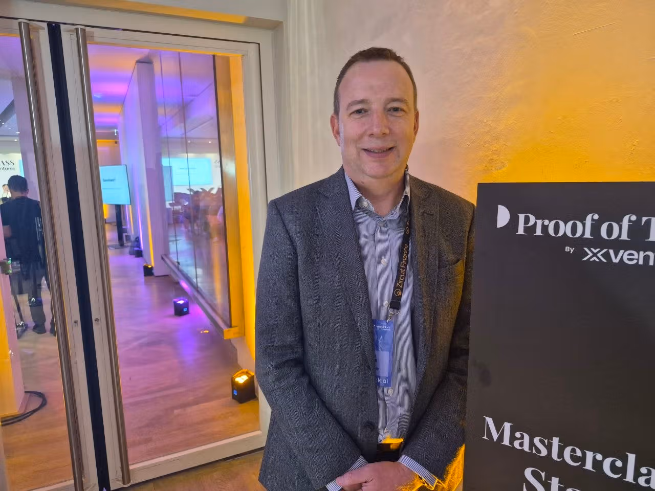 Zodia Custody CEO Julian Sawyer (Olivier Acuna/CoinDesk)