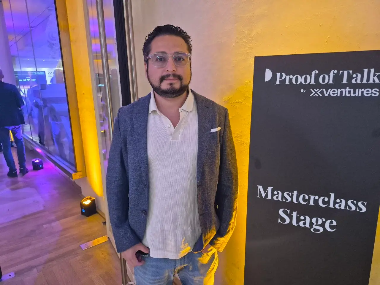 Edwin Mata. Brickken. (Olivier Acuna/CoinDesk)
