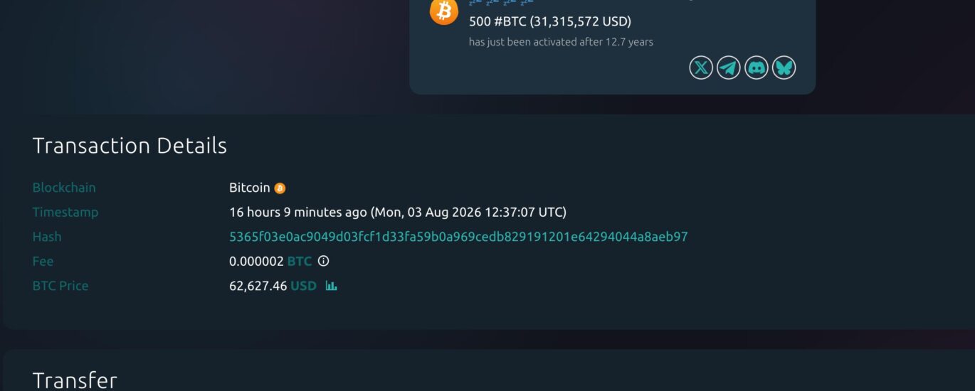 A bitcoin wallet dormant since 2013 moved $31 million, and it's not the only one