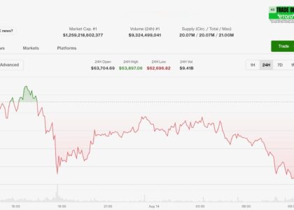 Bitcoin slips as U.S. inflation fails to spark gains, ETFs see August's first two-day drawdown