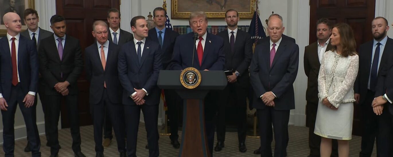 Trump pushes Congress to move on Clarity Act during White House crypto event