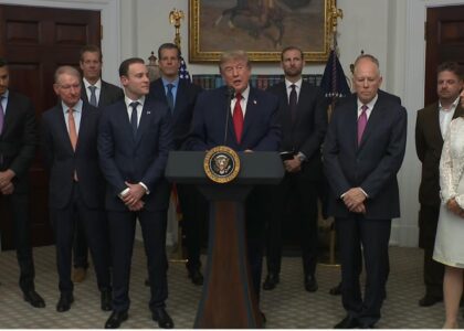 Trump pushes Congress to move on Clarity Act during White House crypto event