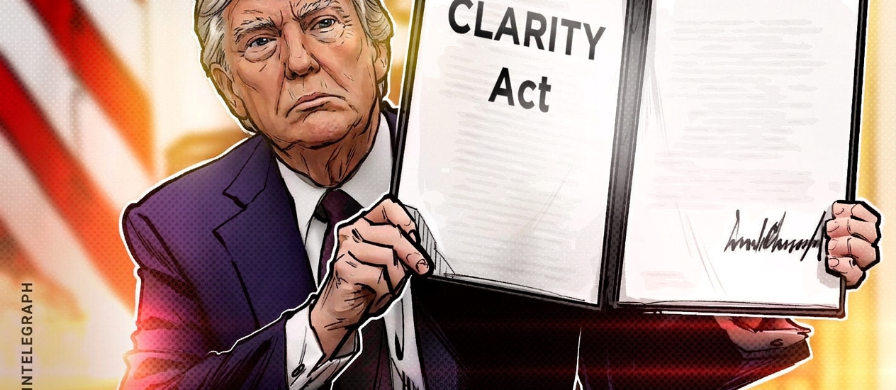 Trump pushes for CLARITY Act passage alongside crypto leaders img1